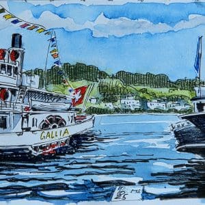 Luzern Schiffe am Werftsteg 2025