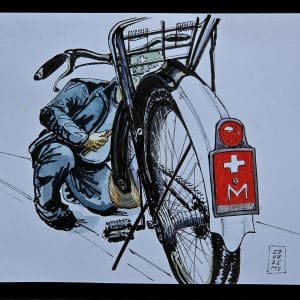 Zug Militärvelo an der Hofstrasse 2025